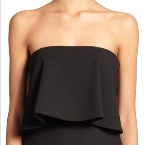 Elizabeth AND James strapless crop top
